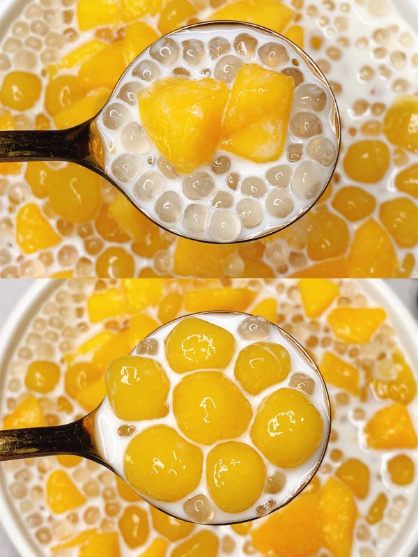 芒果啵啵西米露