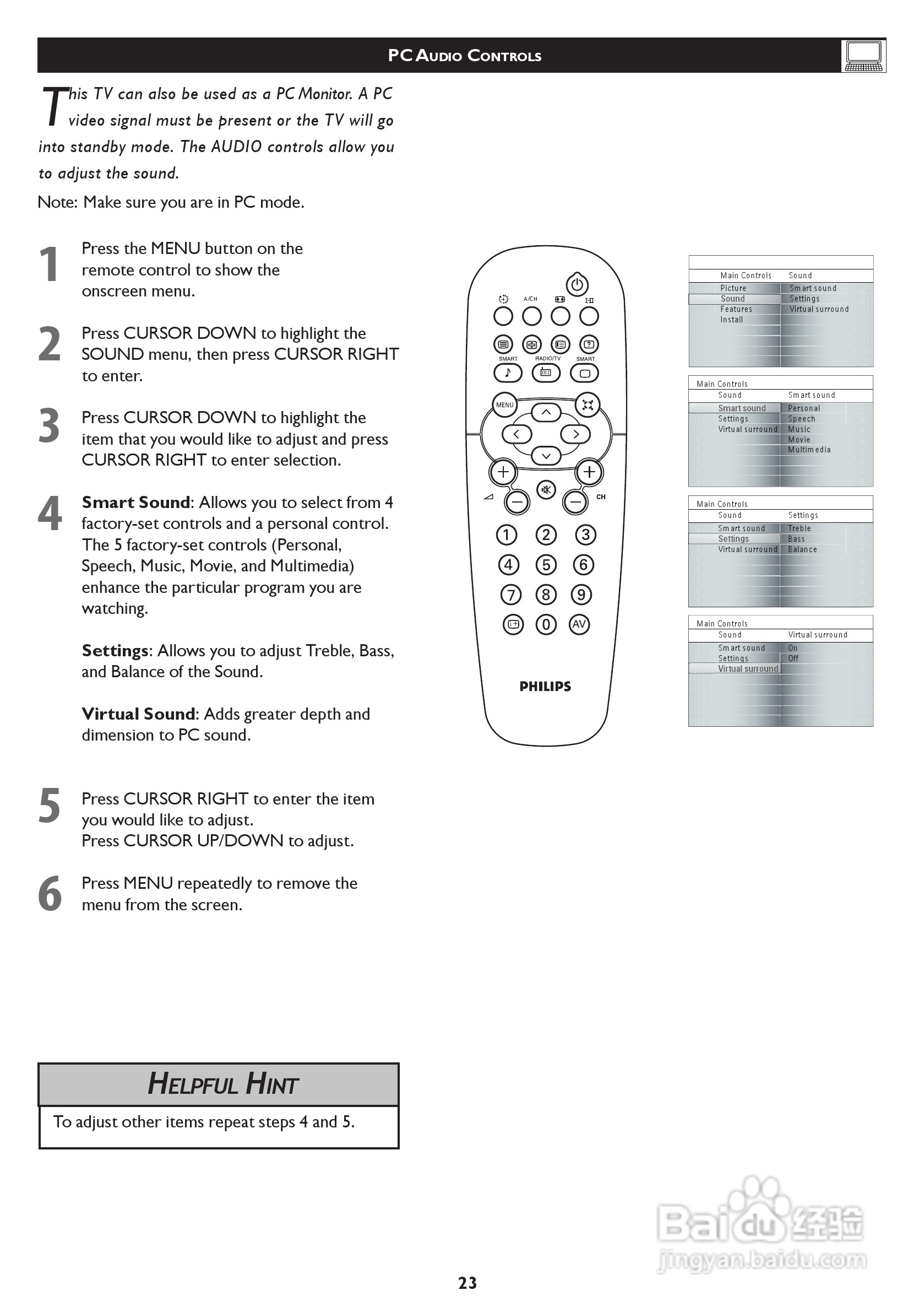 飞利浦42TA1800/93液晶彩电使用说明书:[3]