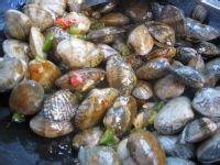 辣炒花哈的做法