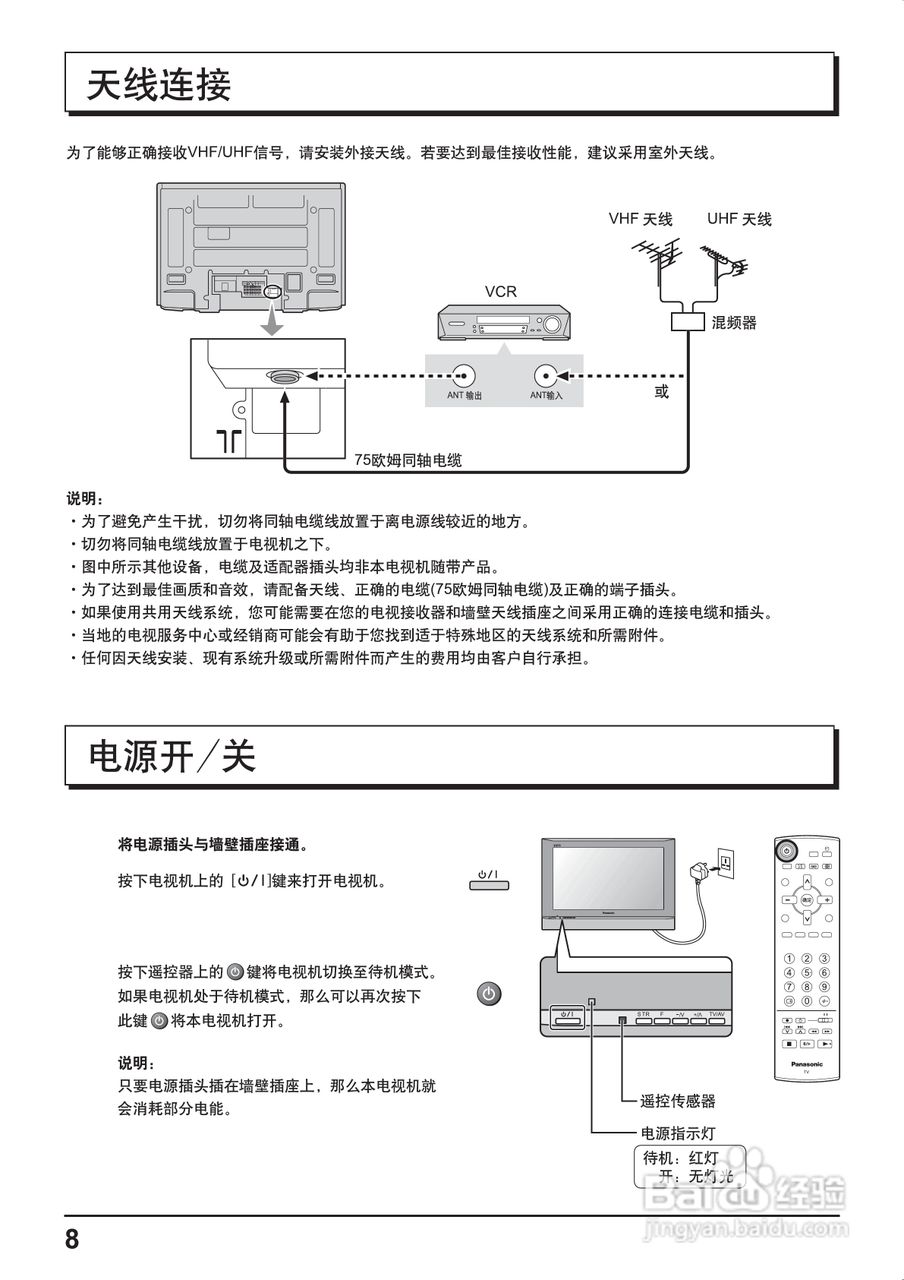 松下等离子电视机TH-42PA50C型说明书:[1]