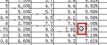 EXCEL单元格边框改变线型