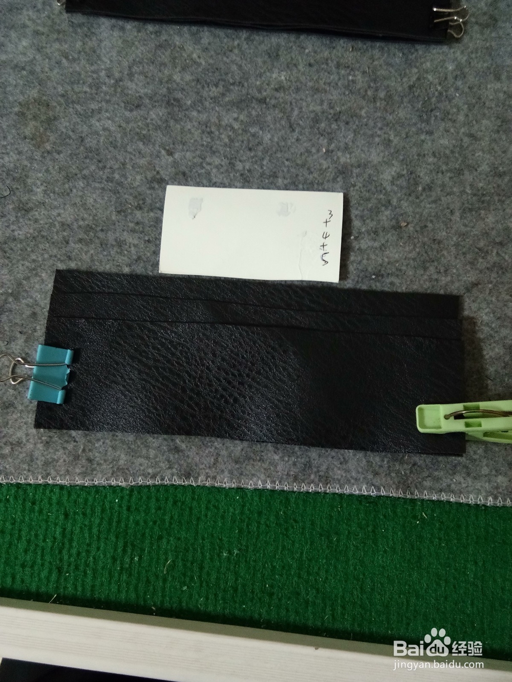 1-17手工缝制女式长款放纸币、塞卡钱包