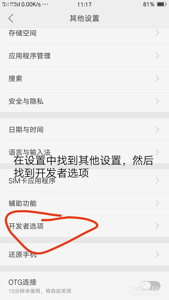 手机如何打开开发者模式