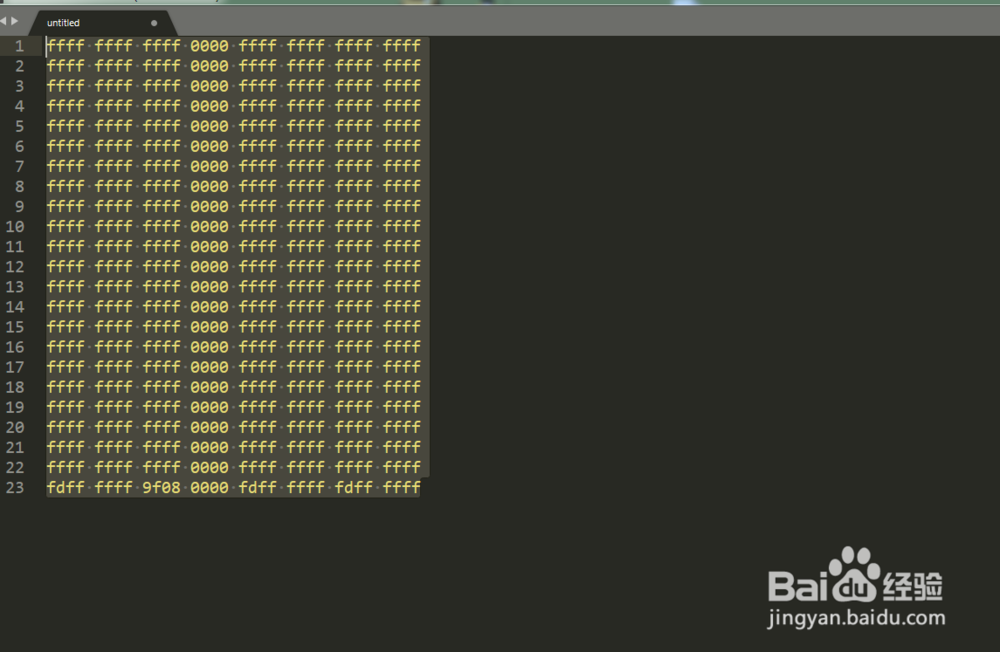 Sublime Text怎么批量操作有规律的数据