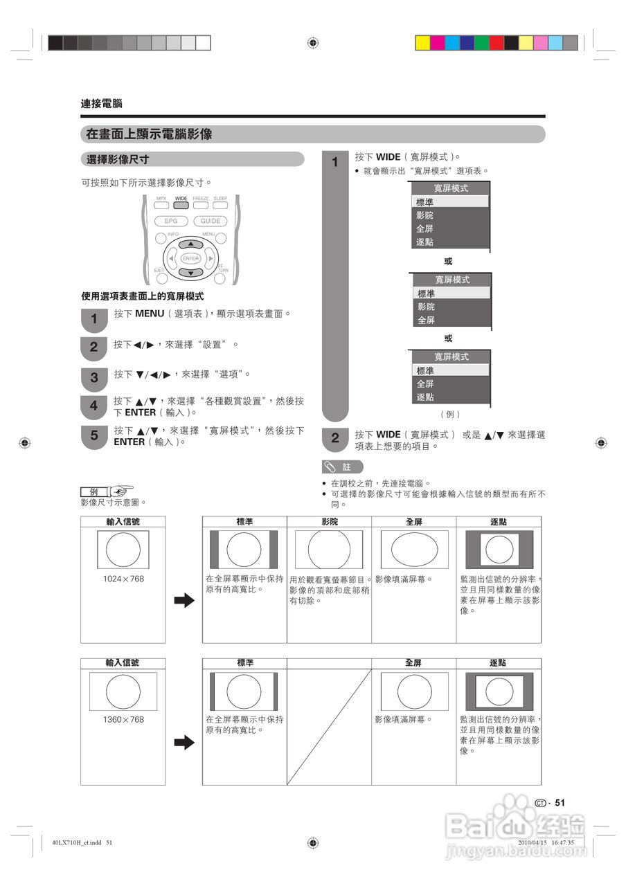 声宝LC-40LX710H型液晶电视机说明书:[6]