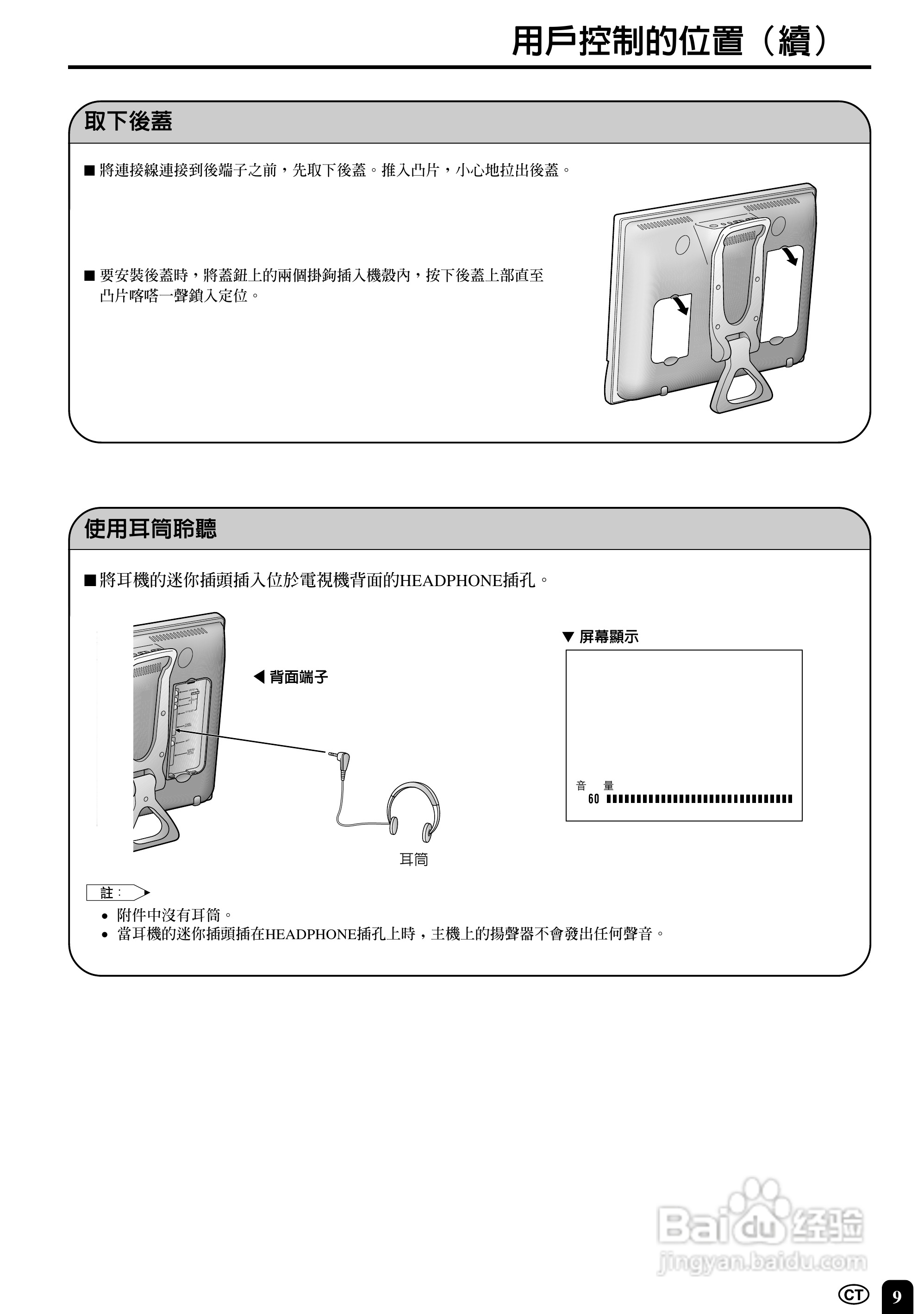 声宝LC-20E1H型液晶电视机说明书:[1]