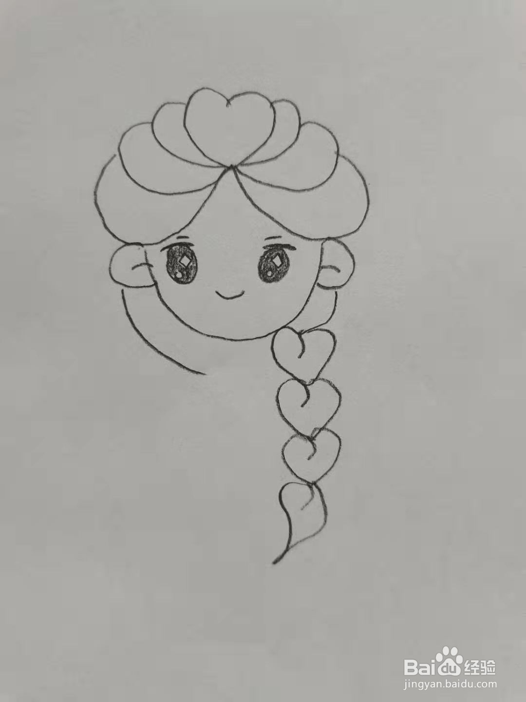 艾莎公主怎么画