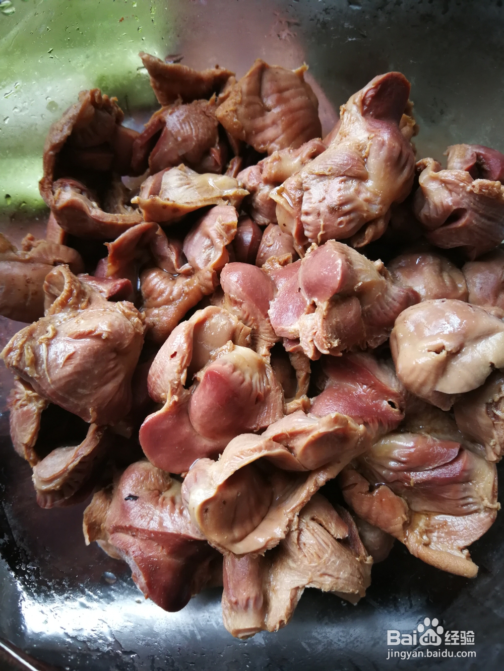 一个人的美食芹菜拌鸡胗