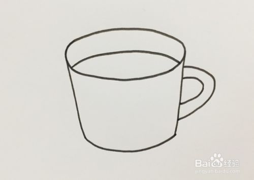 杯子的简笔画教程
