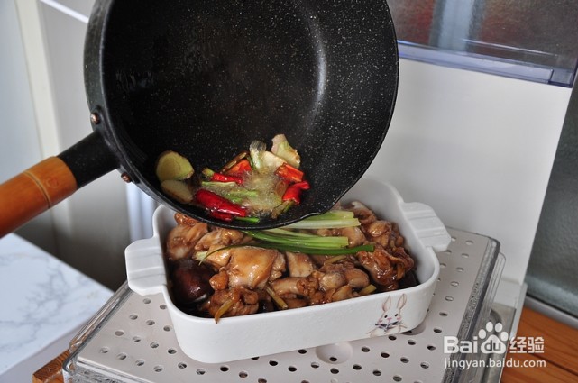 香菇蒸鸡腿的做法