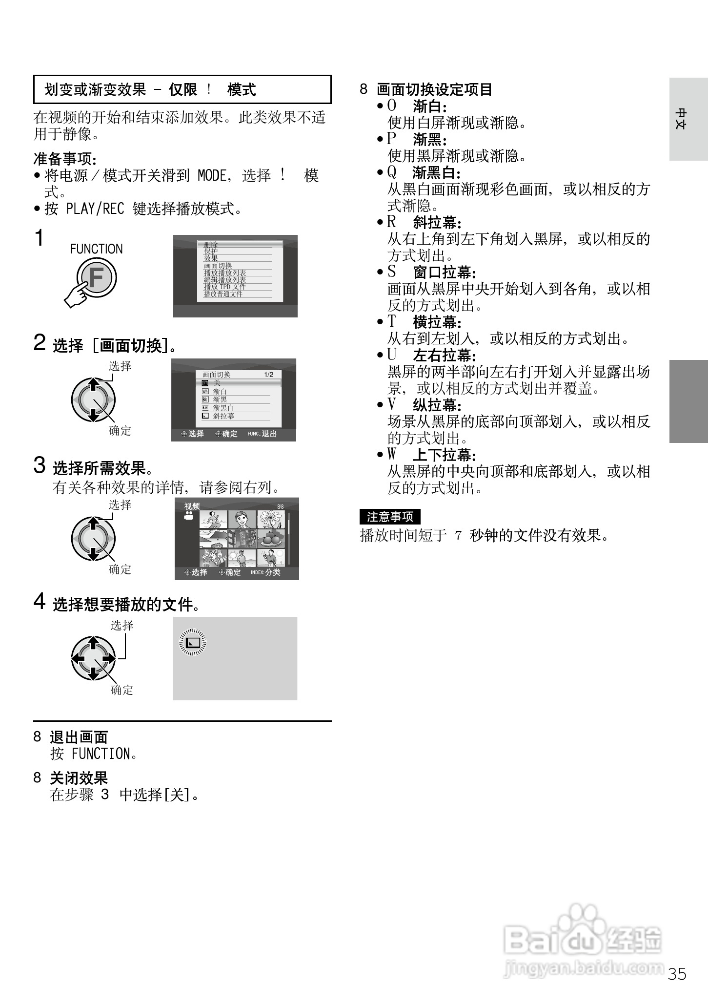 杰伟世 HD7电视机说明书:[4]