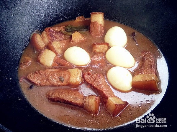 如何制作红烧肉熏蛋