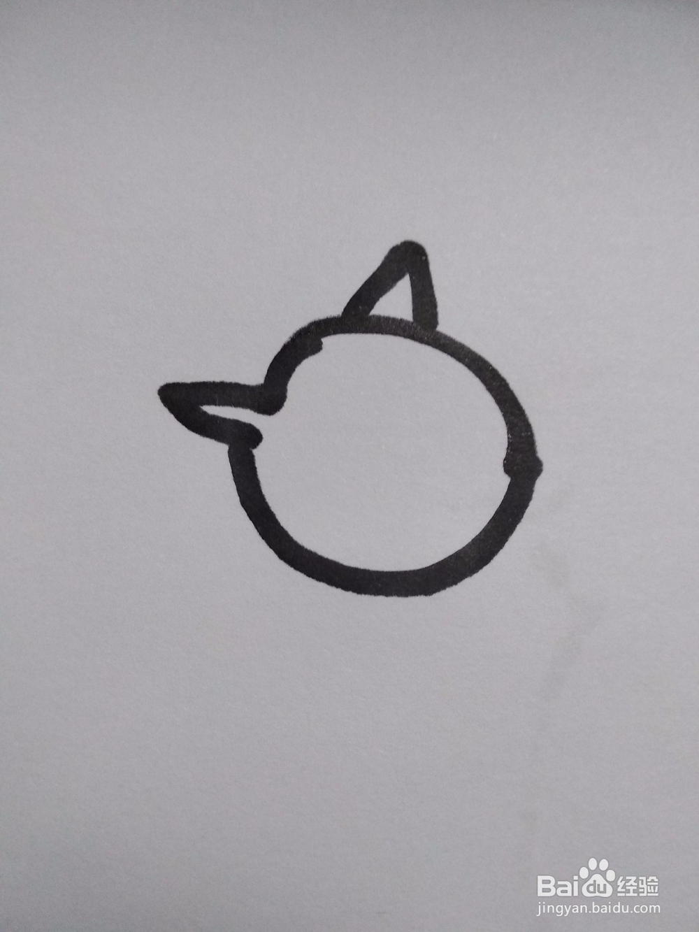 萌萌小鹿简笔画