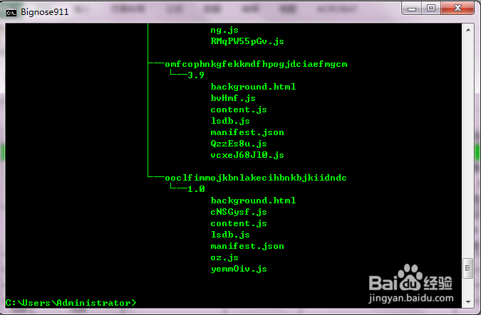 如何通过命令提示符得到文件目录树