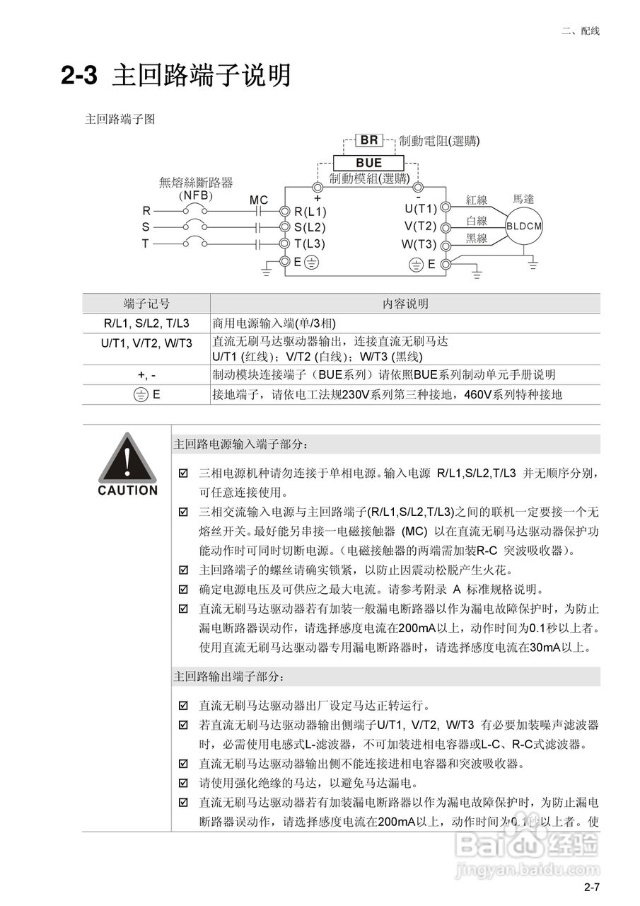 台达BLD-E1直流无刷马达驱动器使用手册:[3]