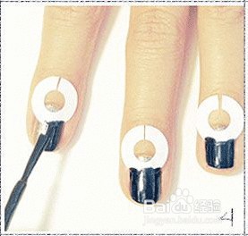 浪漫蓝月亮美甲DIY教程