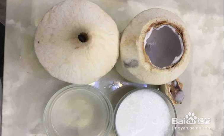 网红椰子冻的做法