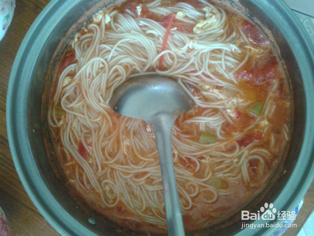 美味的西红柿鸡蛋面制作