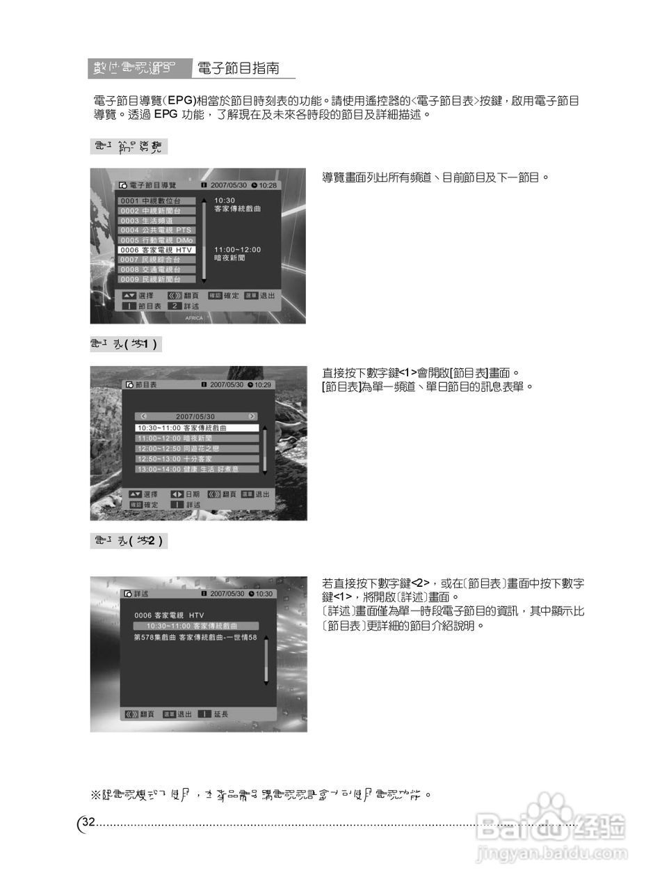 奇美多媒体液晶显示器TL-32W6000D型使用说明书:[4]