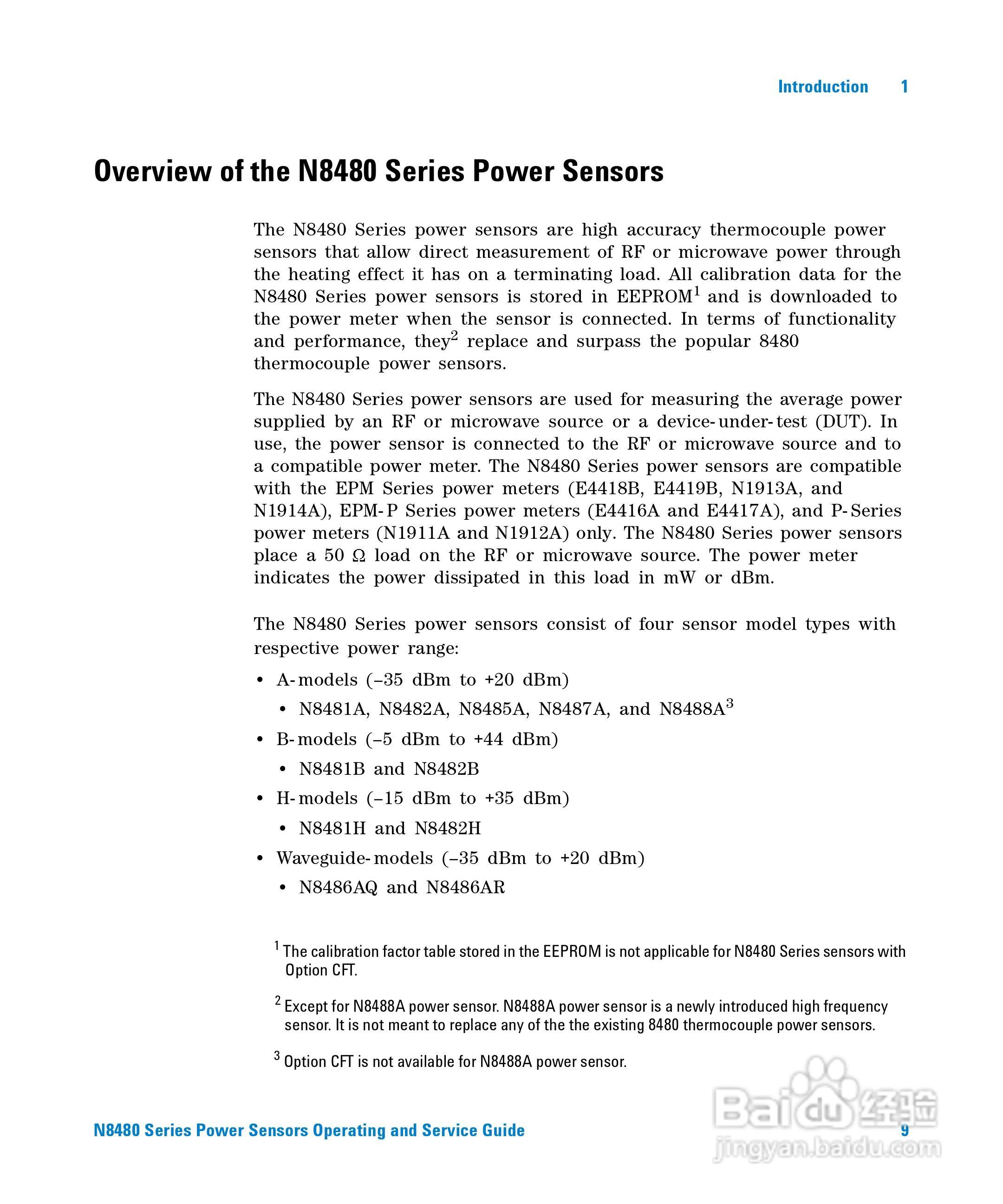 N8482A功率感测器使用手册:[3]