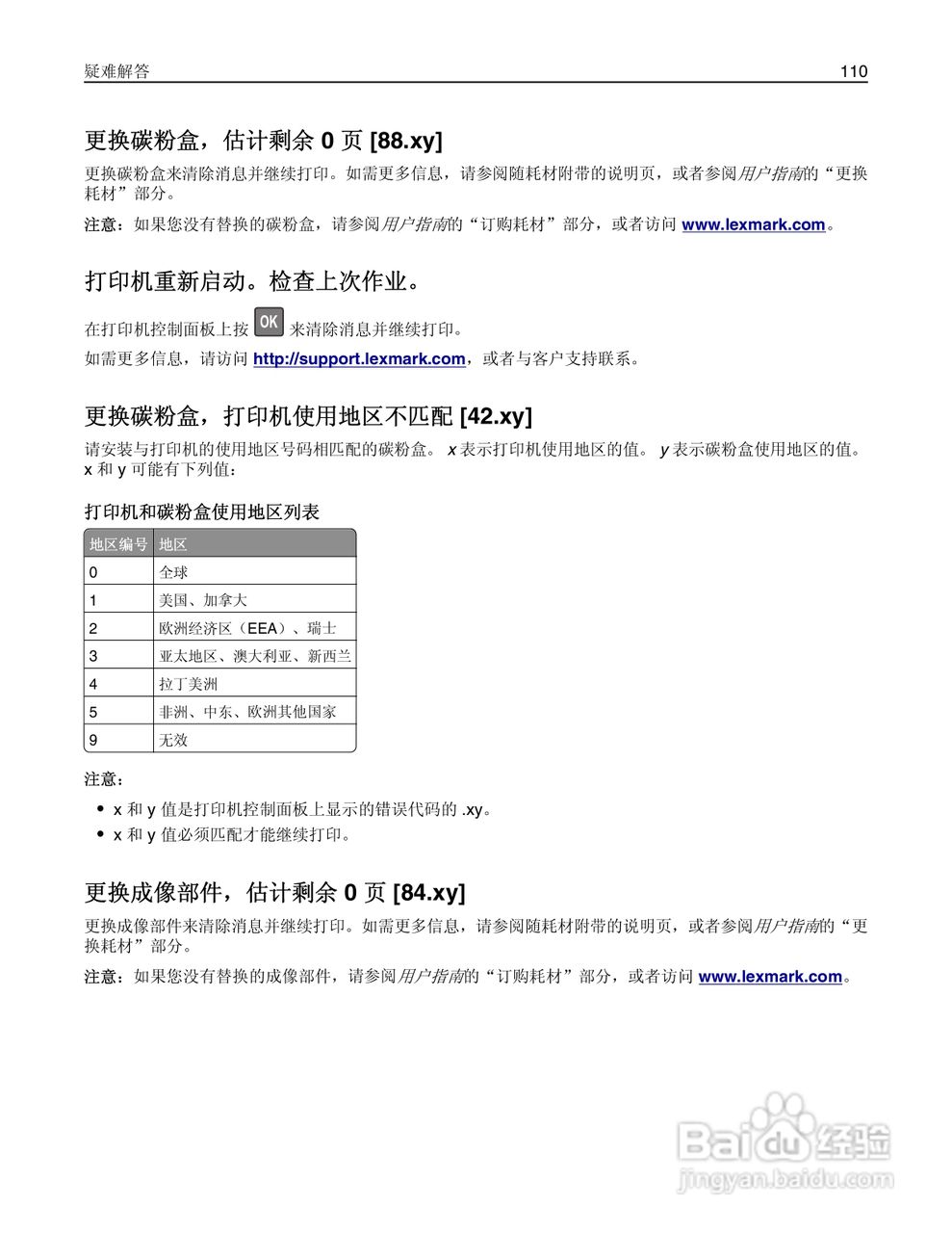 利盟MS410dn彩色打印机说明书:[11]