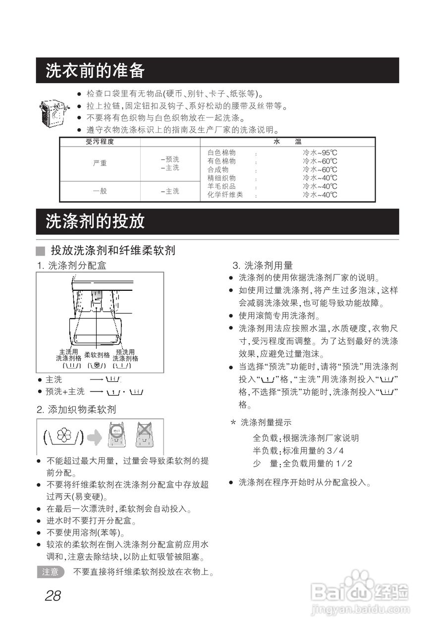 LG WD-1220AD洗衣机使用说明书:[3]