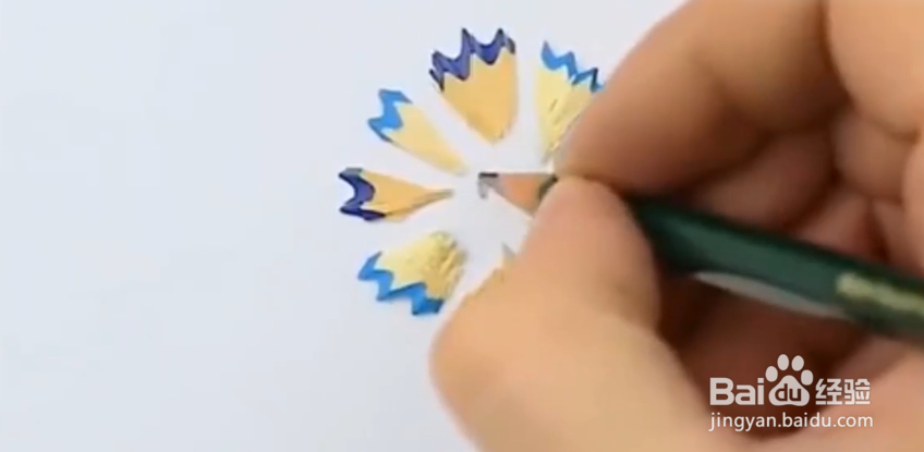 如何巧用彩铅笔屑