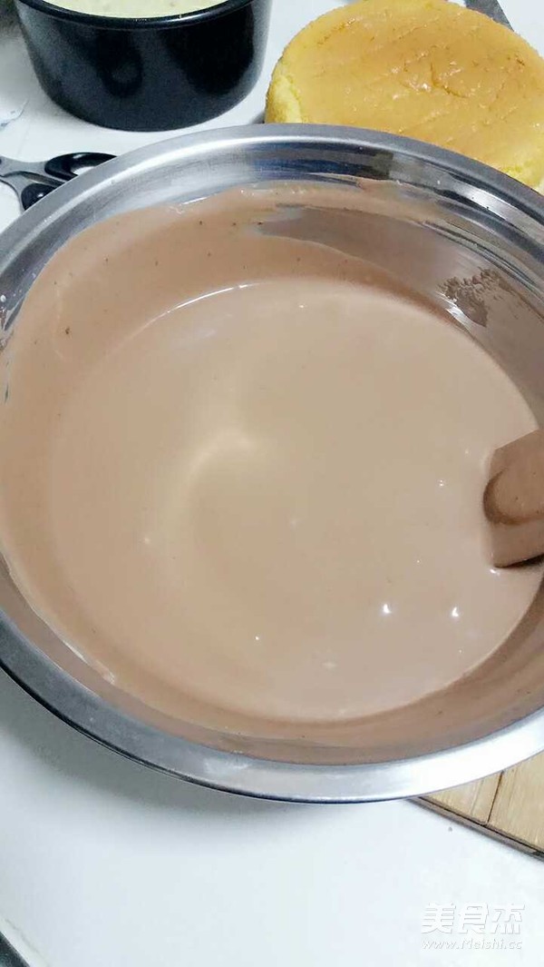 生日蛋糕——黑巧乳酪慕斯