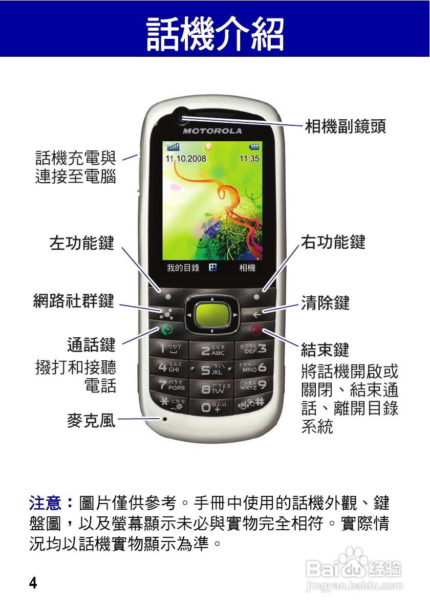 摩托罗拉VE538型手机使用说明书:[1]