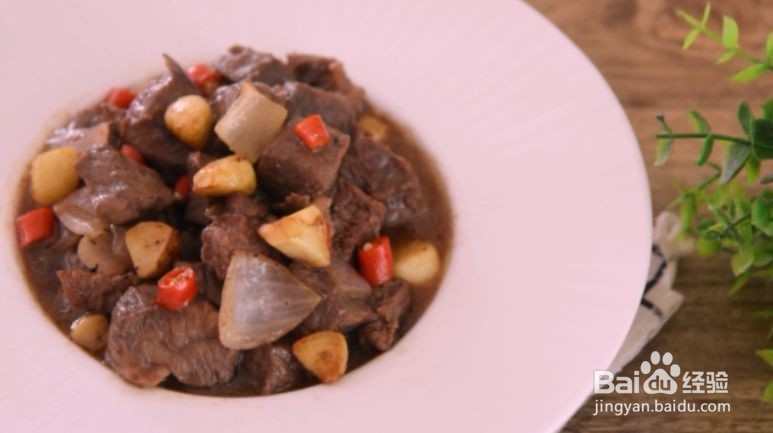 教你做黑椒蒜子牛肉粒