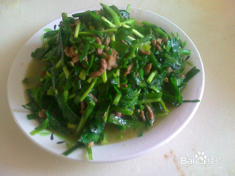 怎样做牛肉丝炒韭菜