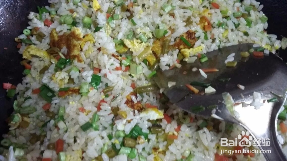 五彩缤纷的营养懒人炒饭