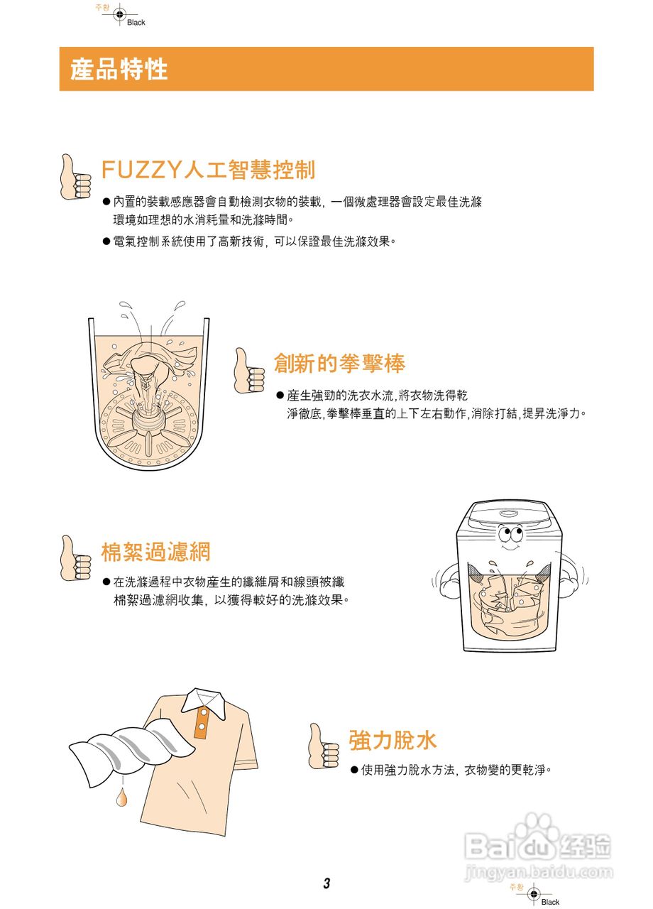 歌林BW-1200S型洗衣机使用说明书:[1]