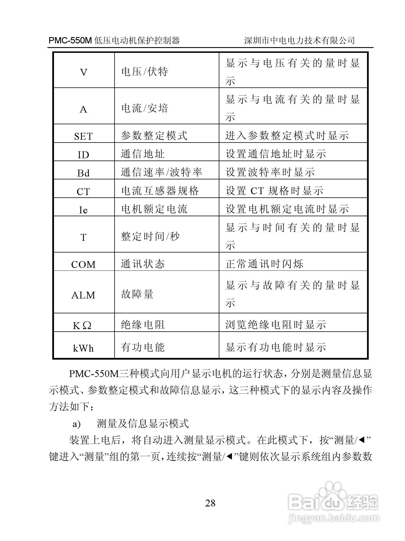 PMC-550M低压电动机保护控制器用户手册:[4]