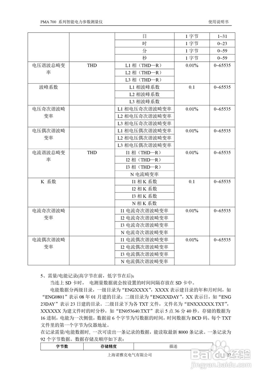 PMA 700智能电力参数测量仪使用说明书:[13]
