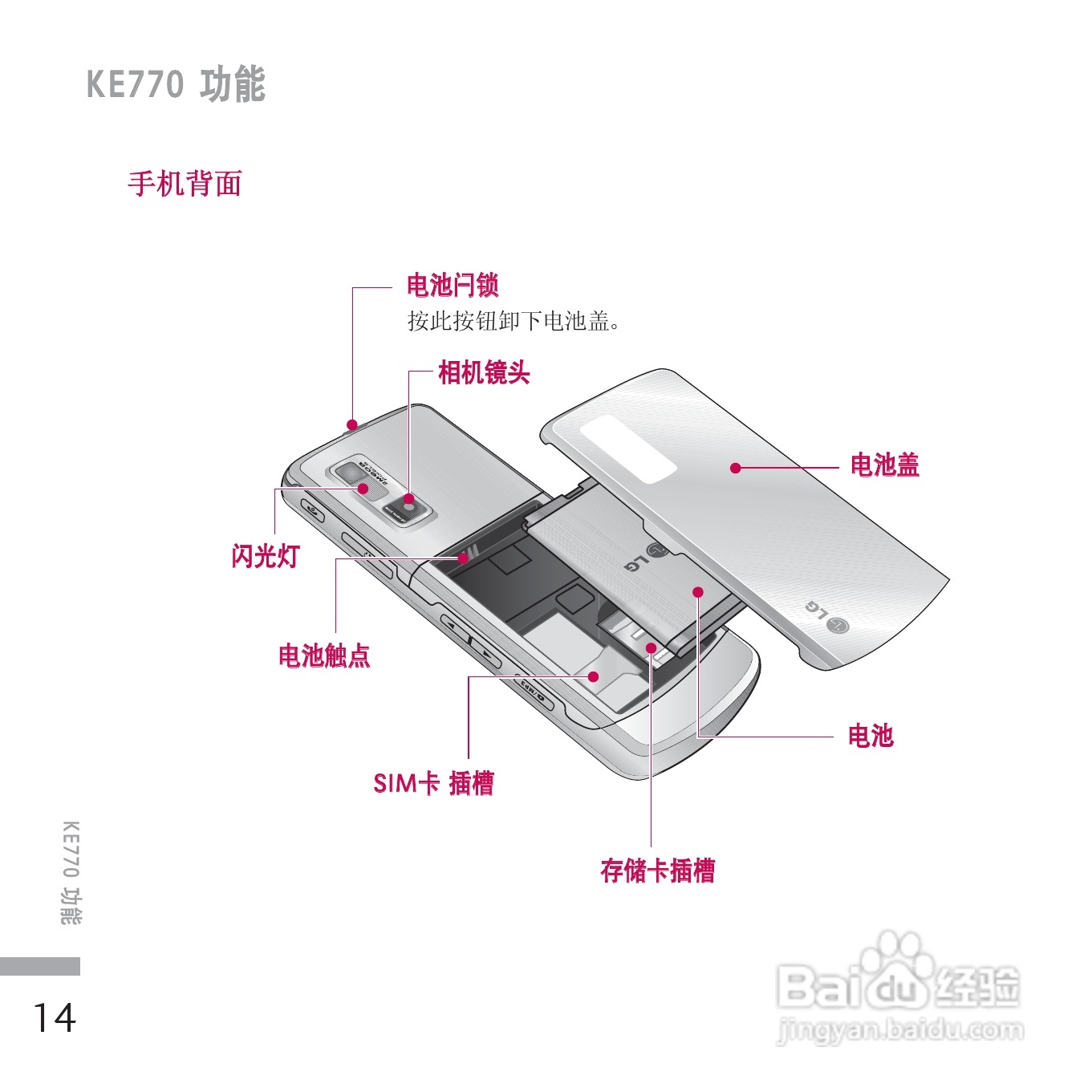 LG KE770手机使用说明书:[11]