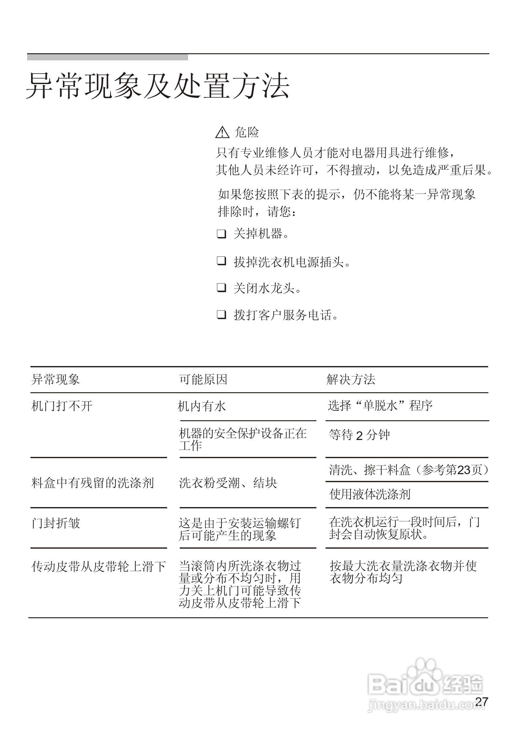 西门子WM1078XS 洗衣机说明书:[3]