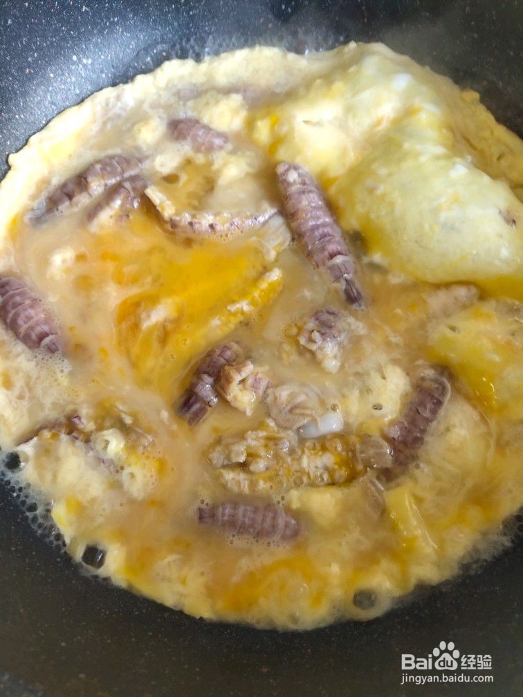 皮皮虾肉爆鸡蛋怎么做