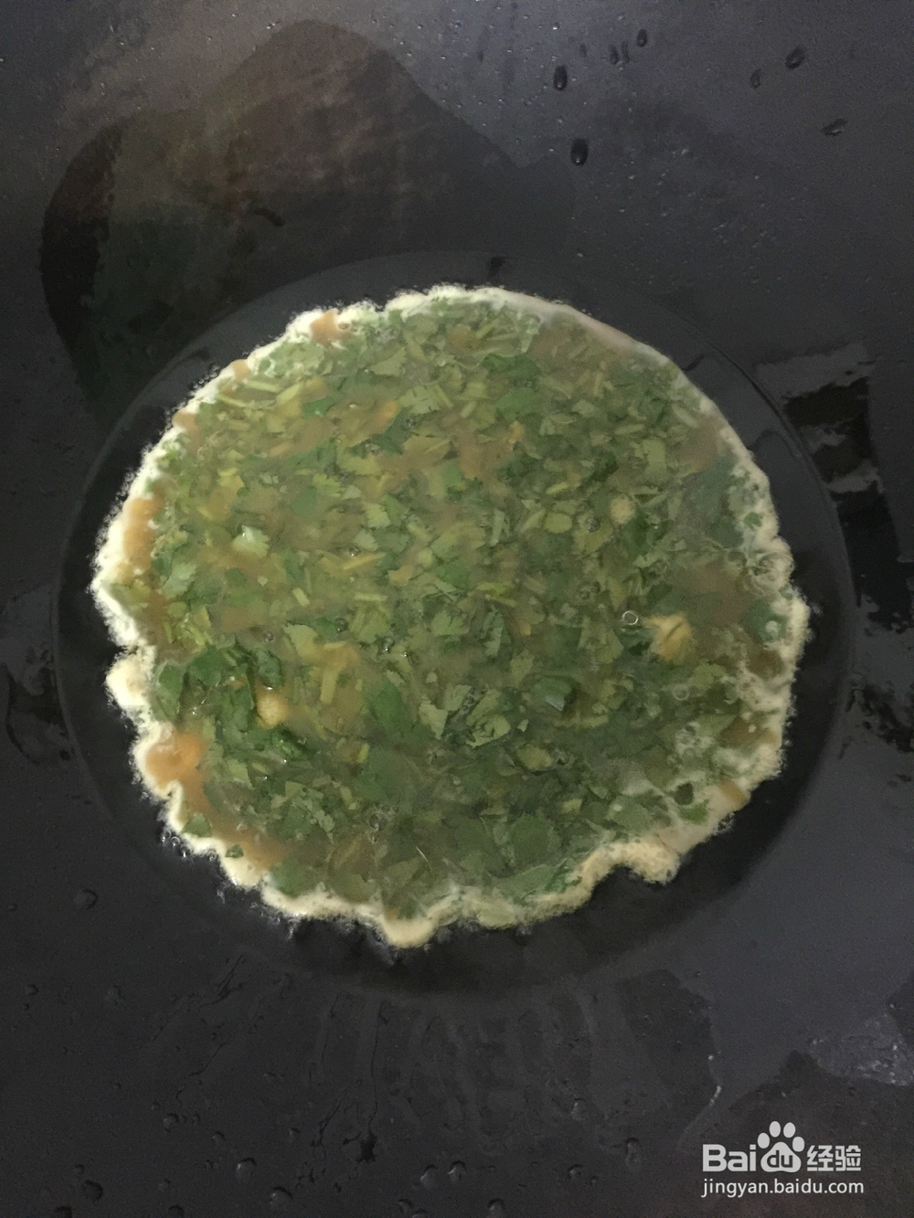 香菜鸡蛋的简单做法