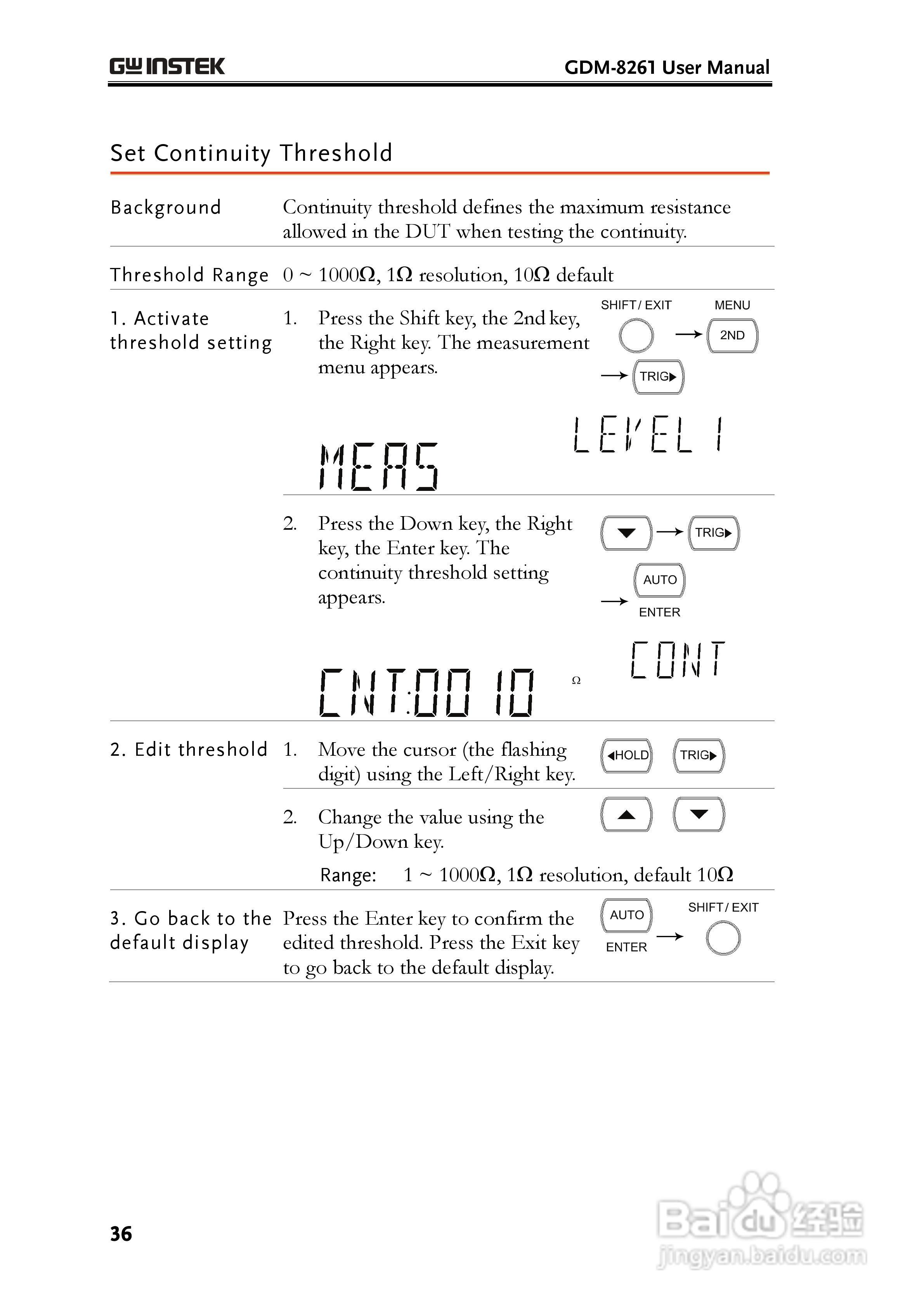 固纬GDM-8261数字万用表使用说明书:[4]