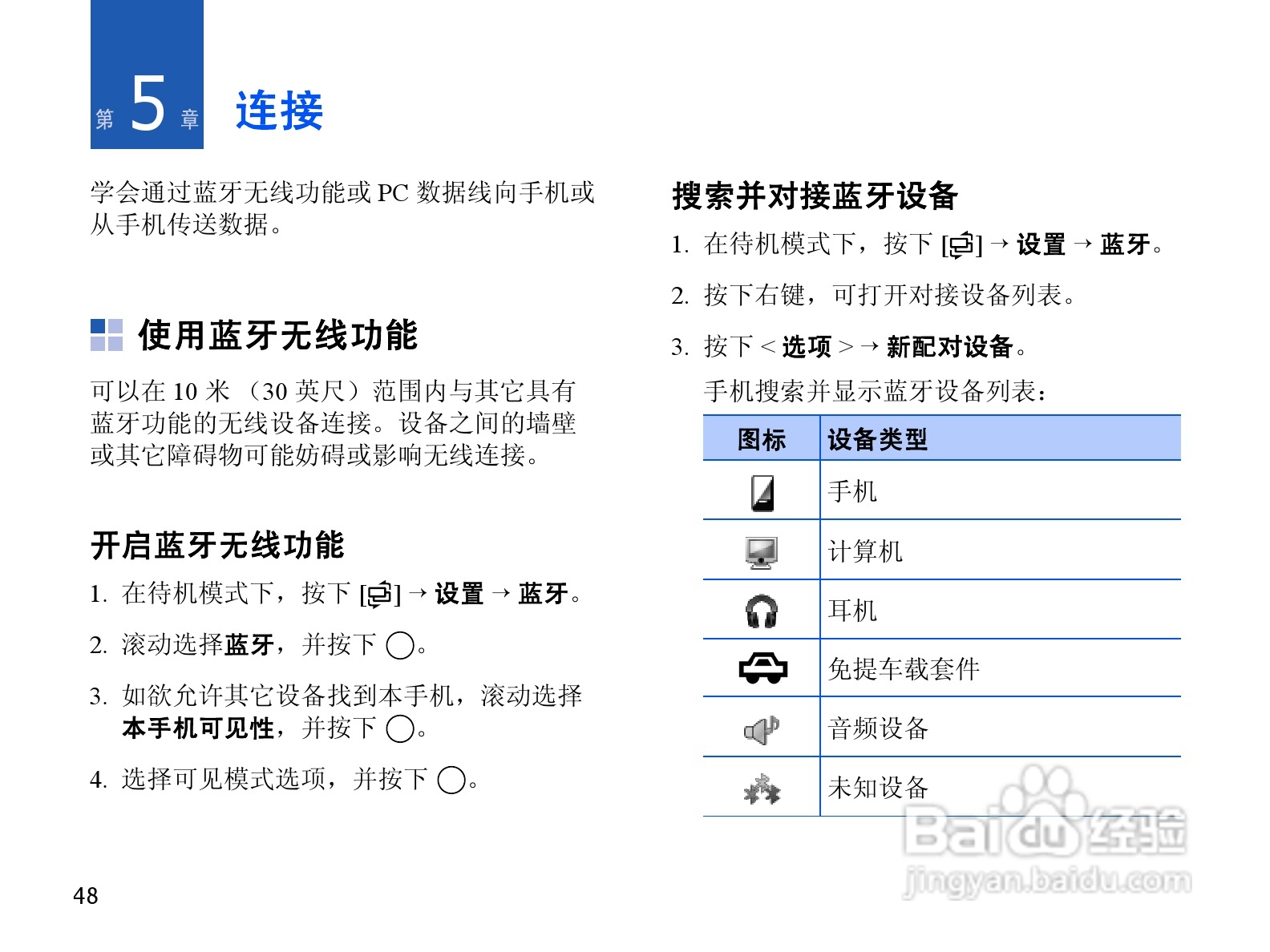 三星SGH-i458手机使用说明书:[5]