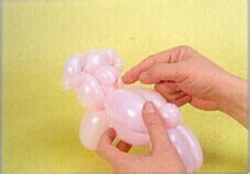 魔法气球造型教程系列之：[14]猪宝贝