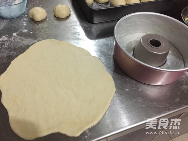 快手皇冠面包 一次发酵