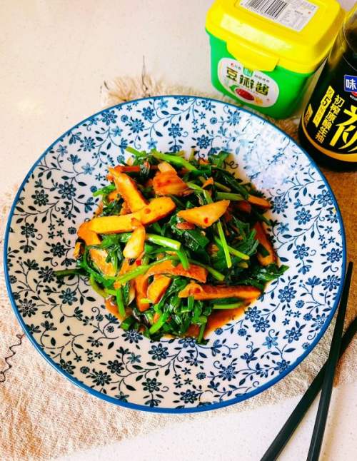 韭菜泡菜炒豆干