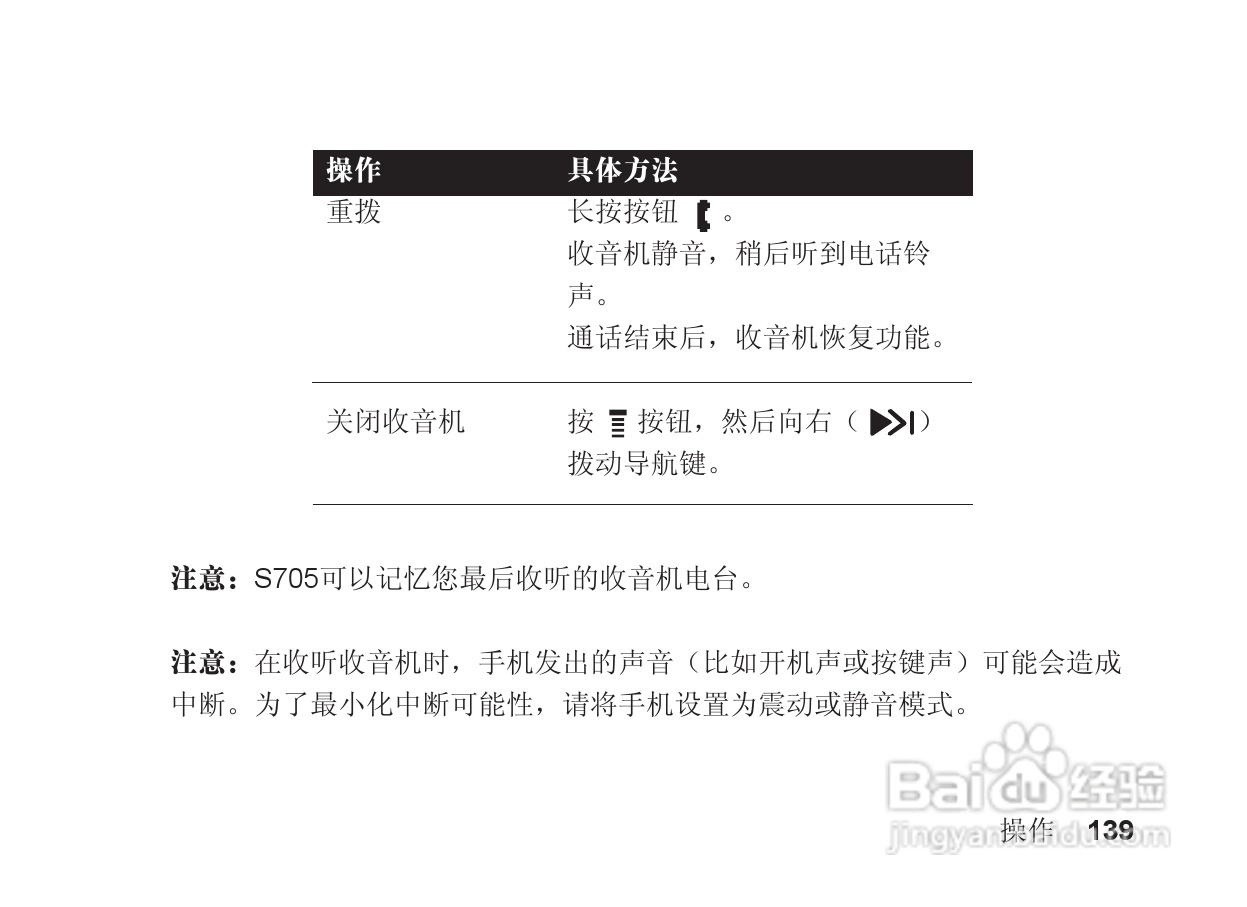 摩托罗拉S705手机使用说明书:[14]