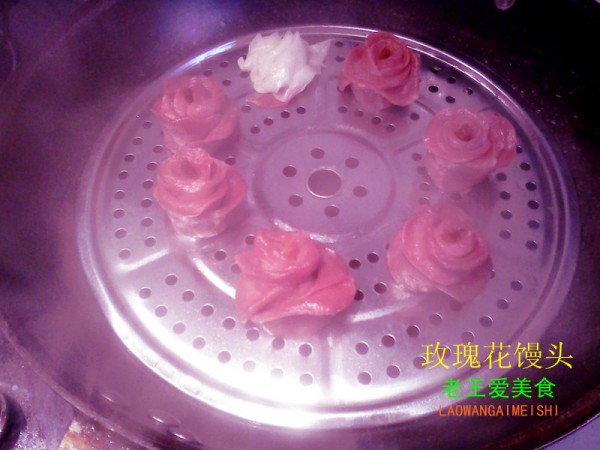 浪漫温馨 玫瑰花馒头