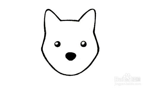 如何画出一个黄色小狗?