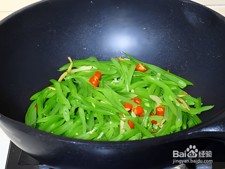 如何做扁豆炒肉丝