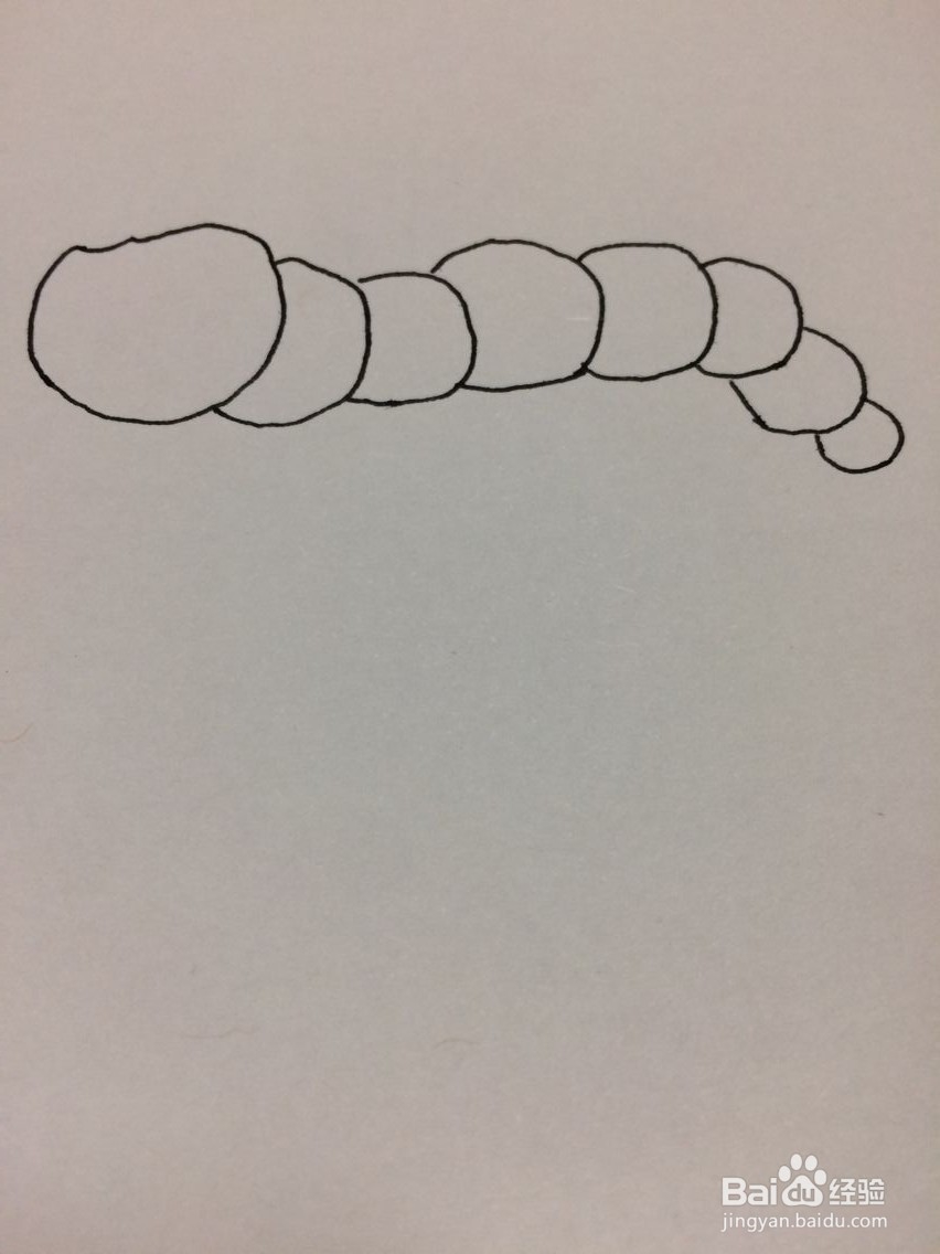 画毛毛虫的方法