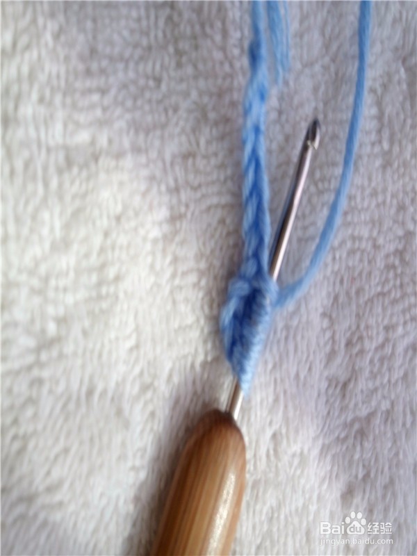 钩针枣型针的钩法